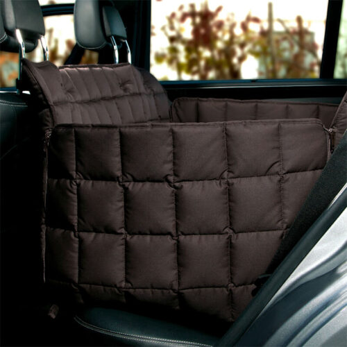 Alternative view of Doctor Bark 3-zits achterbank beschermer Bruin