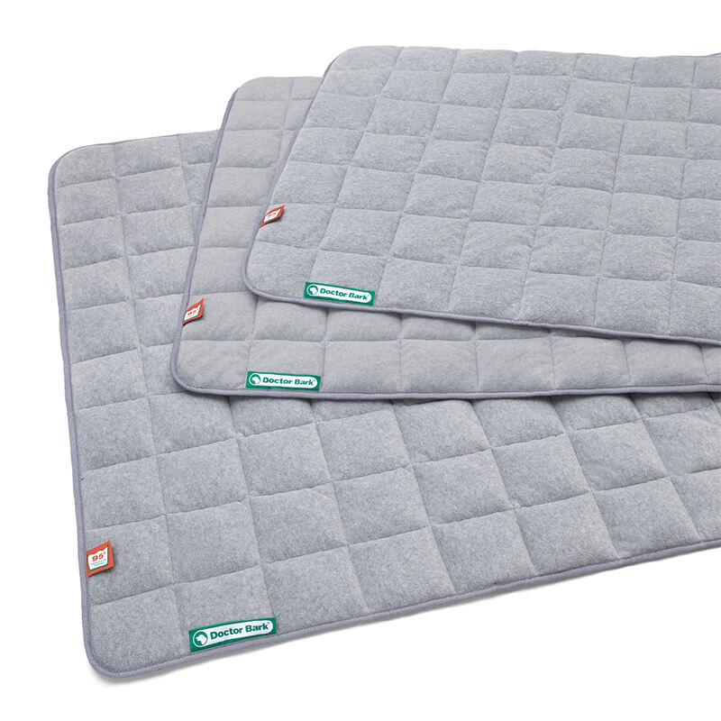 Doctor Bark Fleece-Quilt Hondendeken Licht grijs - Afbeelding 2