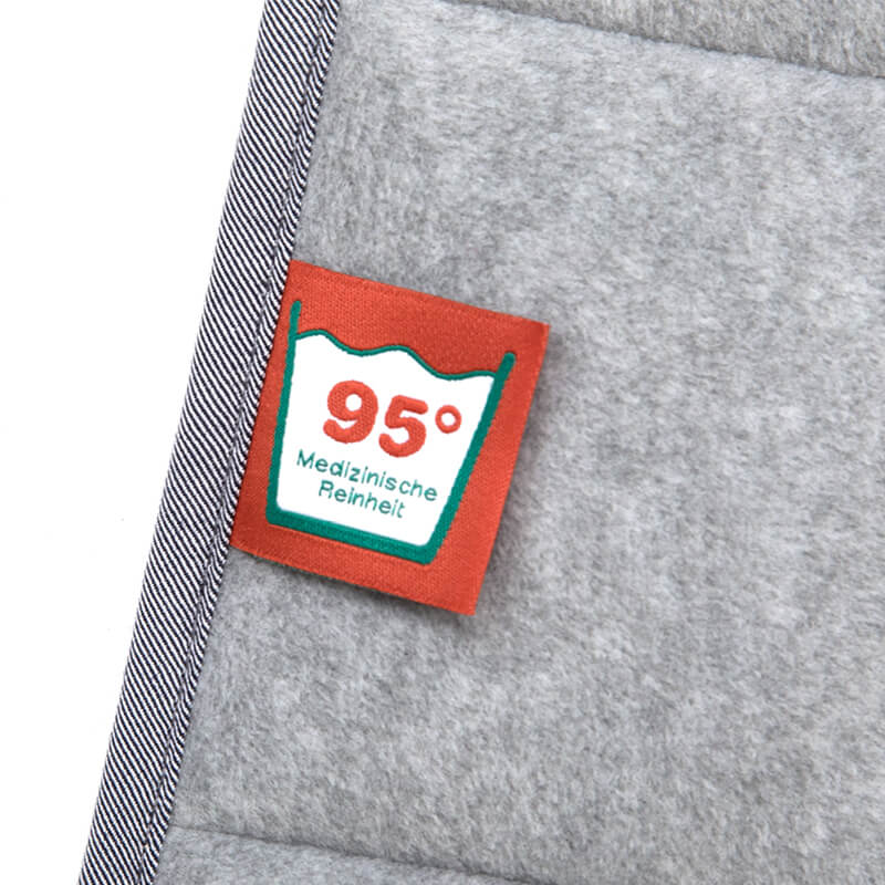 Doctor Bark Fleece-Quilt Hondendeken Licht grijs - Afbeelding 4