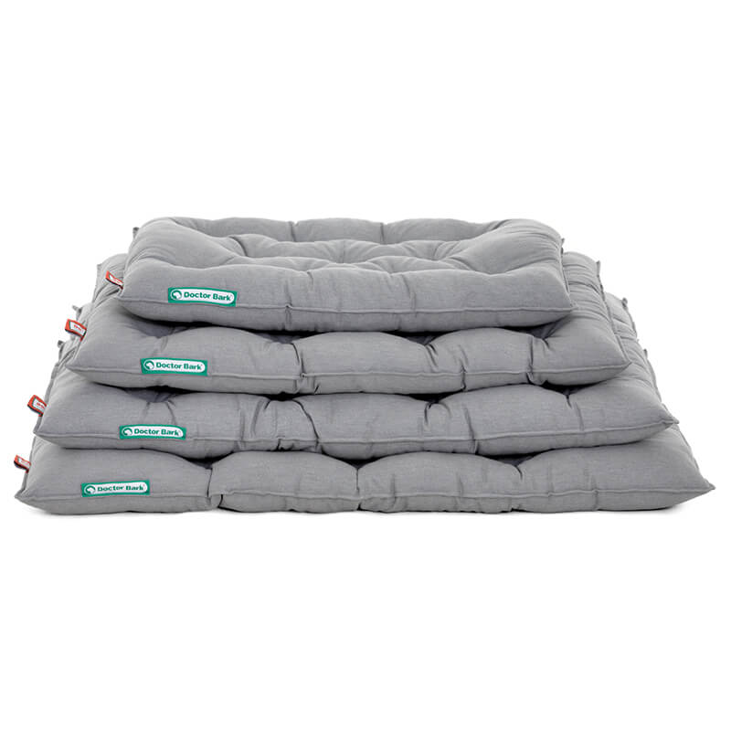 Doctor Bark Orthopedisch Country Hondenkussen Licht Grijs