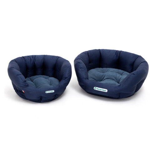 Doctor Bark Hondenmand Rond Koningsblauw