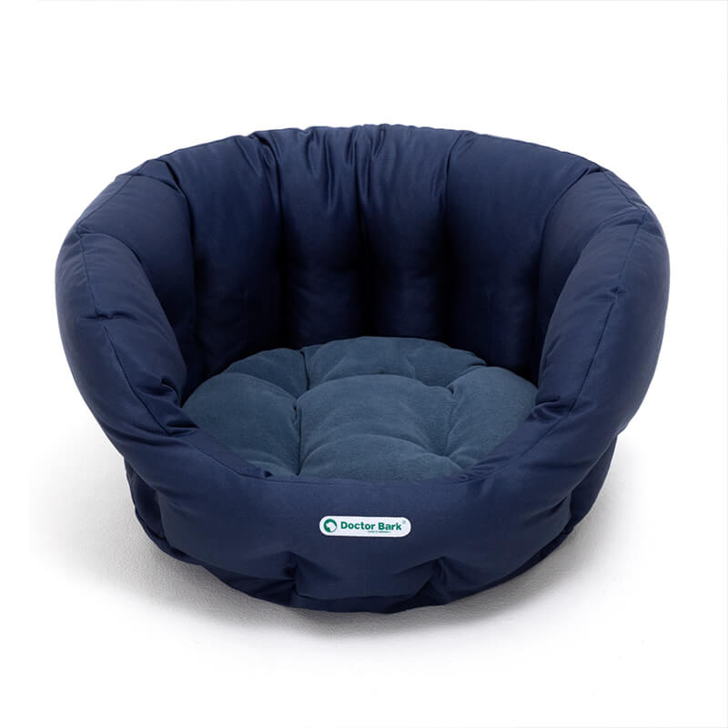 Doctor Bark Hondenmand Rond Koningsblauw - Afbeelding 4