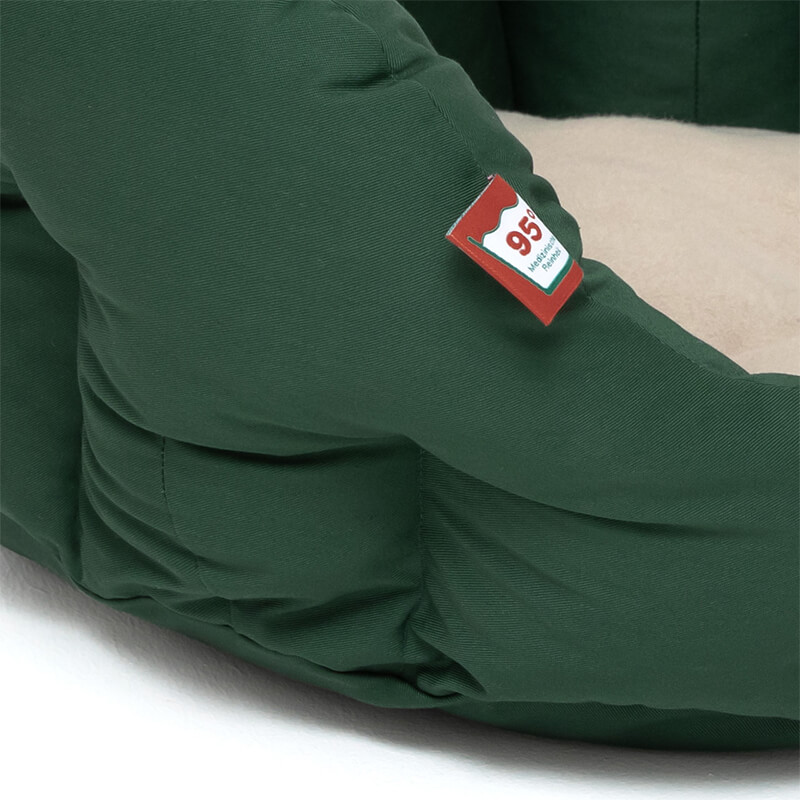 Doctor Bark Hondenmand Rond Mosgroen - Beige - Afbeelding 3