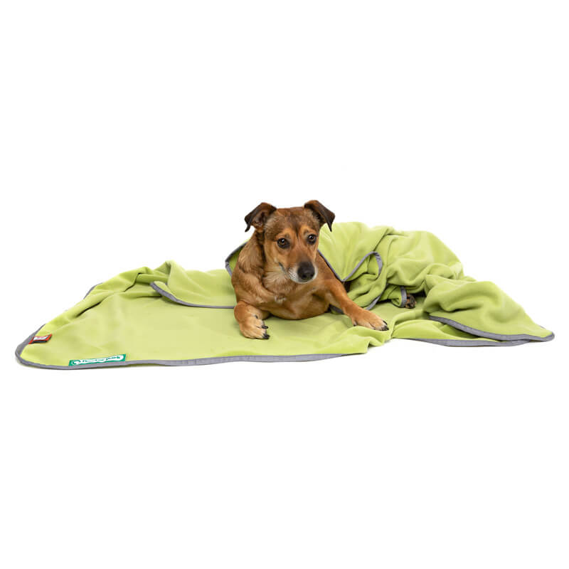 Doctor Bark Honden Fleece Deken Licht Groen - Afbeelding 5