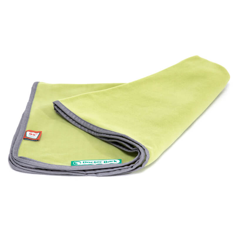 Doctor Bark Honden Fleece Deken Licht Groen